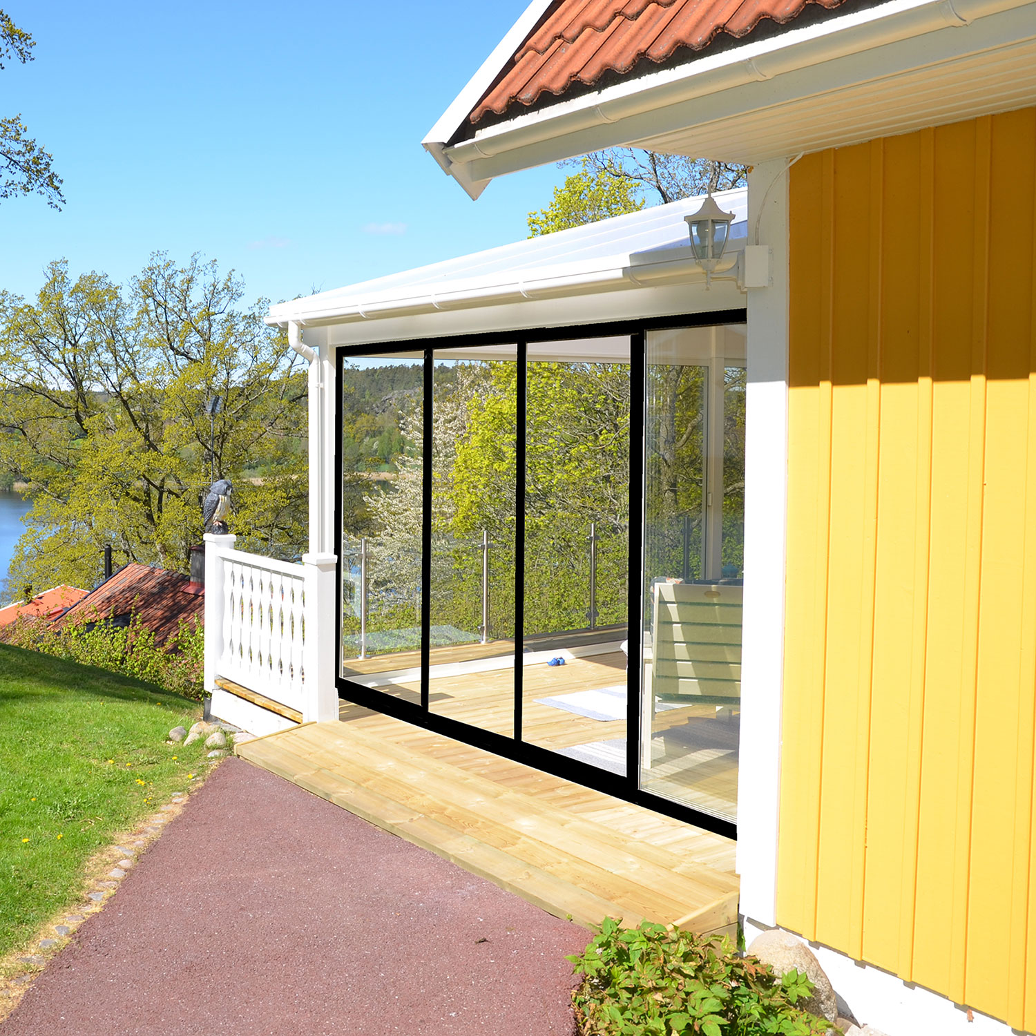 Skyvedører Landskap Stadig Sommer 4-delt