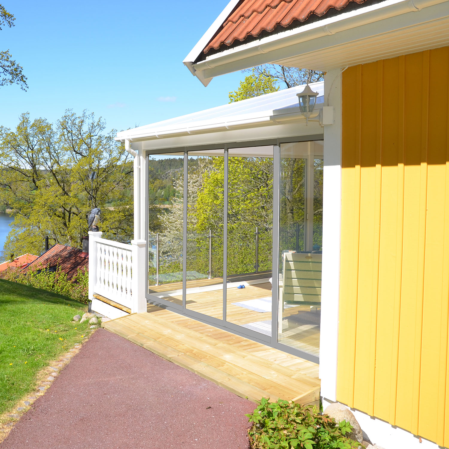 Skyvedører Landskap Stadig Sommer 4-delt