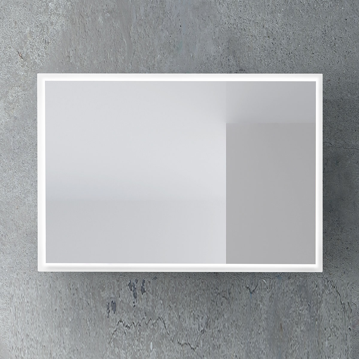 spegel 4aqua luna med ram