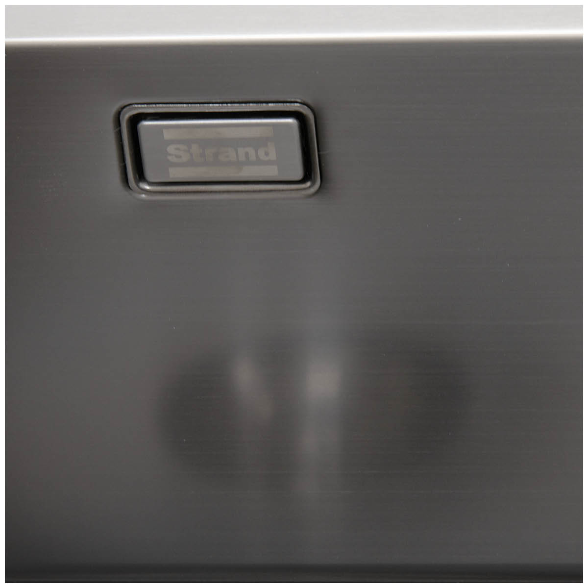 Enkelvask Strand Stainless SOLID med clips PVD Gun Metal