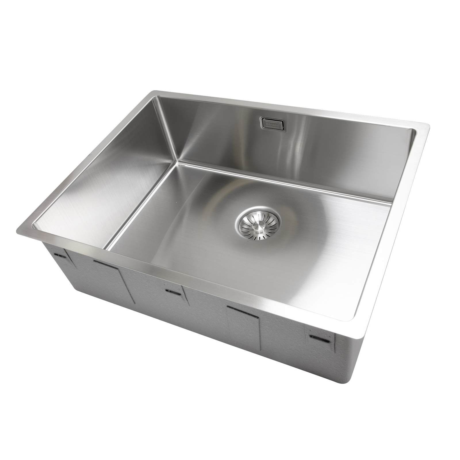 Enkelvask Strand Stainless SOLID med clips