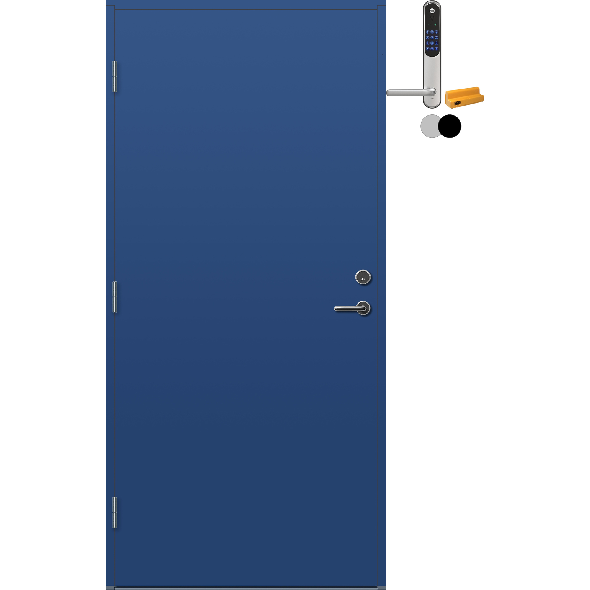 Ytterdør Bygg1 Sola med Yale Doorman Classic Home BxH: 90x190 Venstre ...