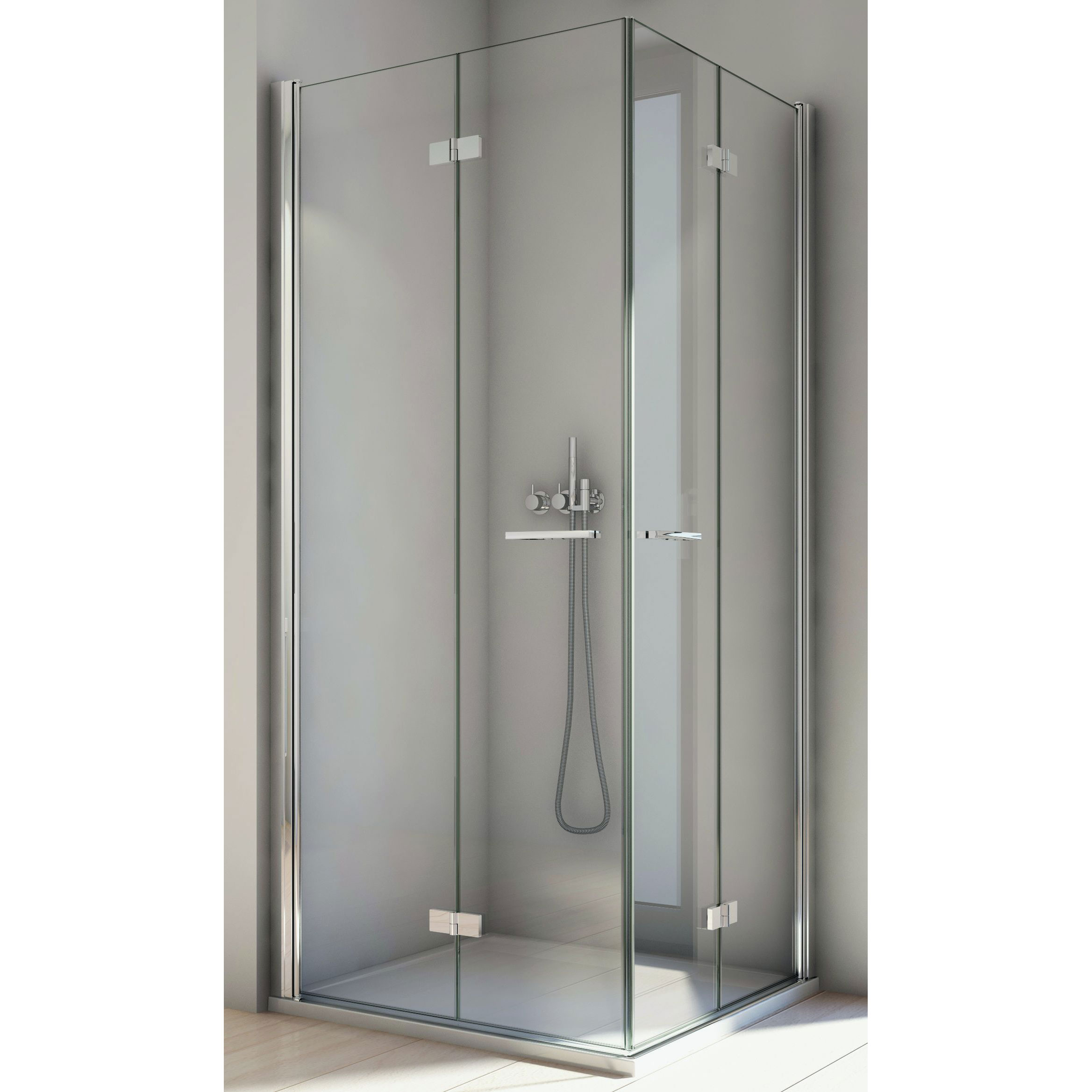 Duschdörr SanSwiss Solino Vikbar