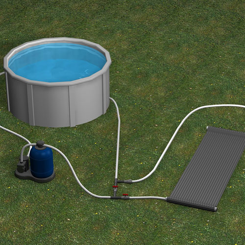 Solfångare Planet Pool