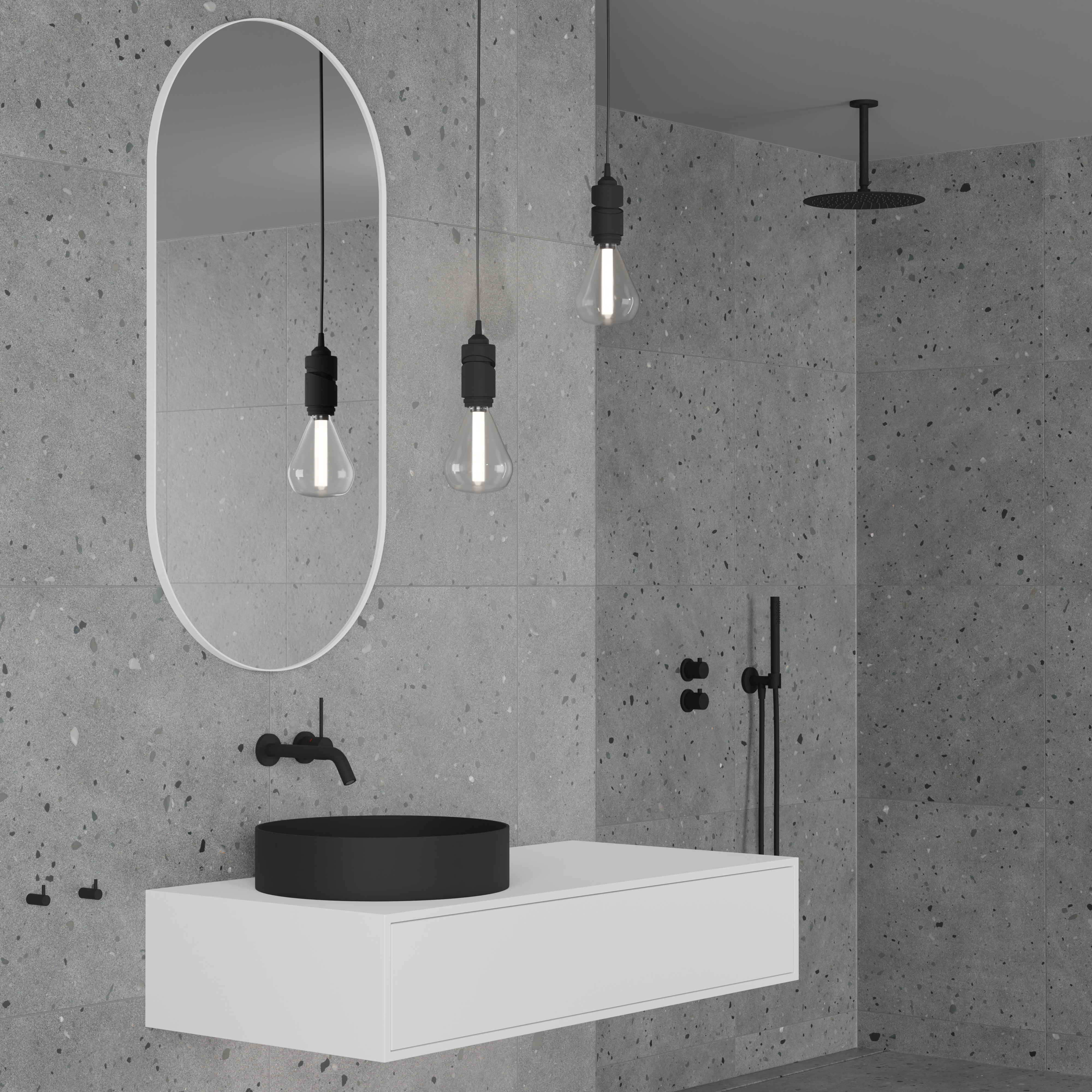 Tvättställsblandare Scandtap Steel Harmonized 1 för Inbyggnad