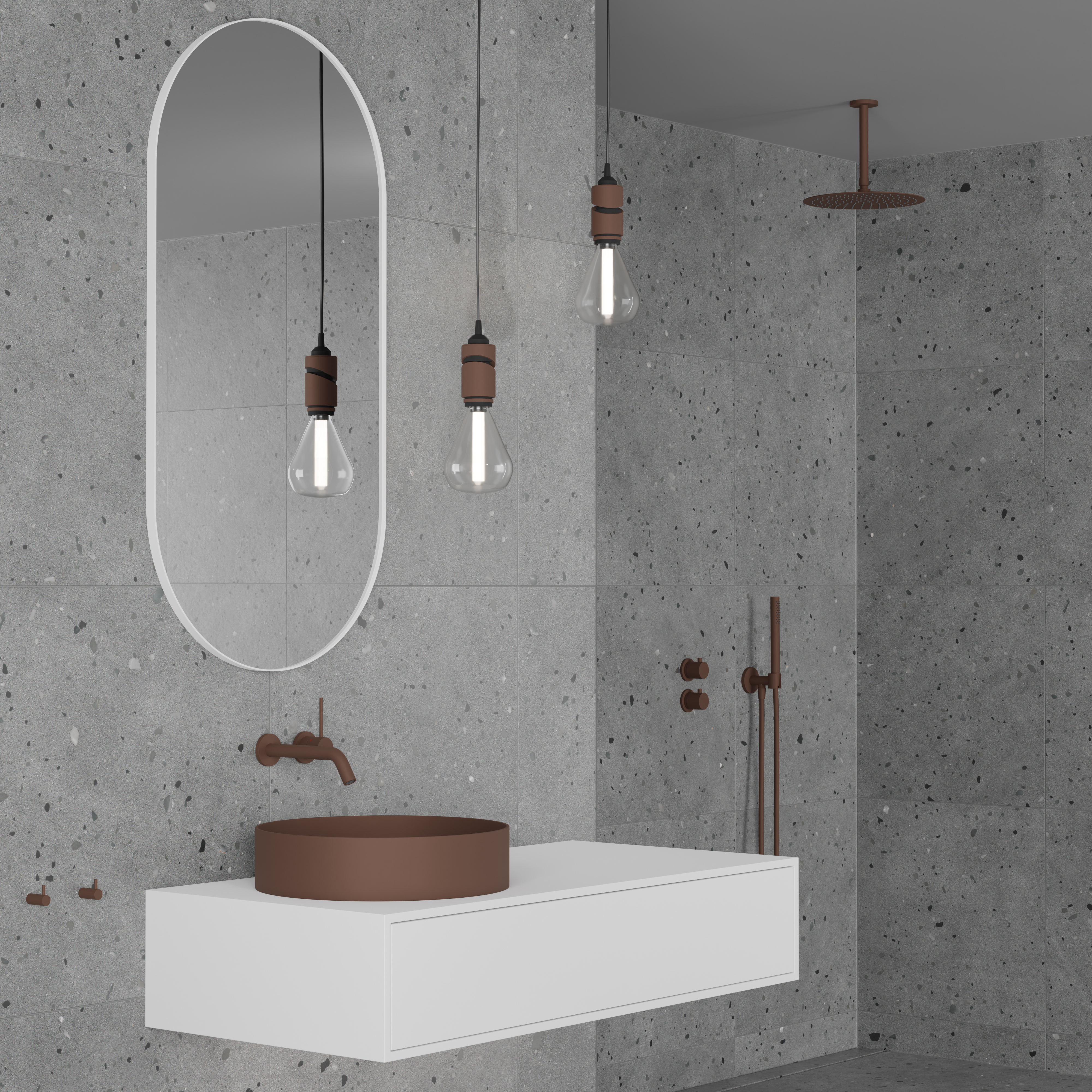 Tvättställsblandare Scandtap Steel Harmonized 1 för Inbyggnad