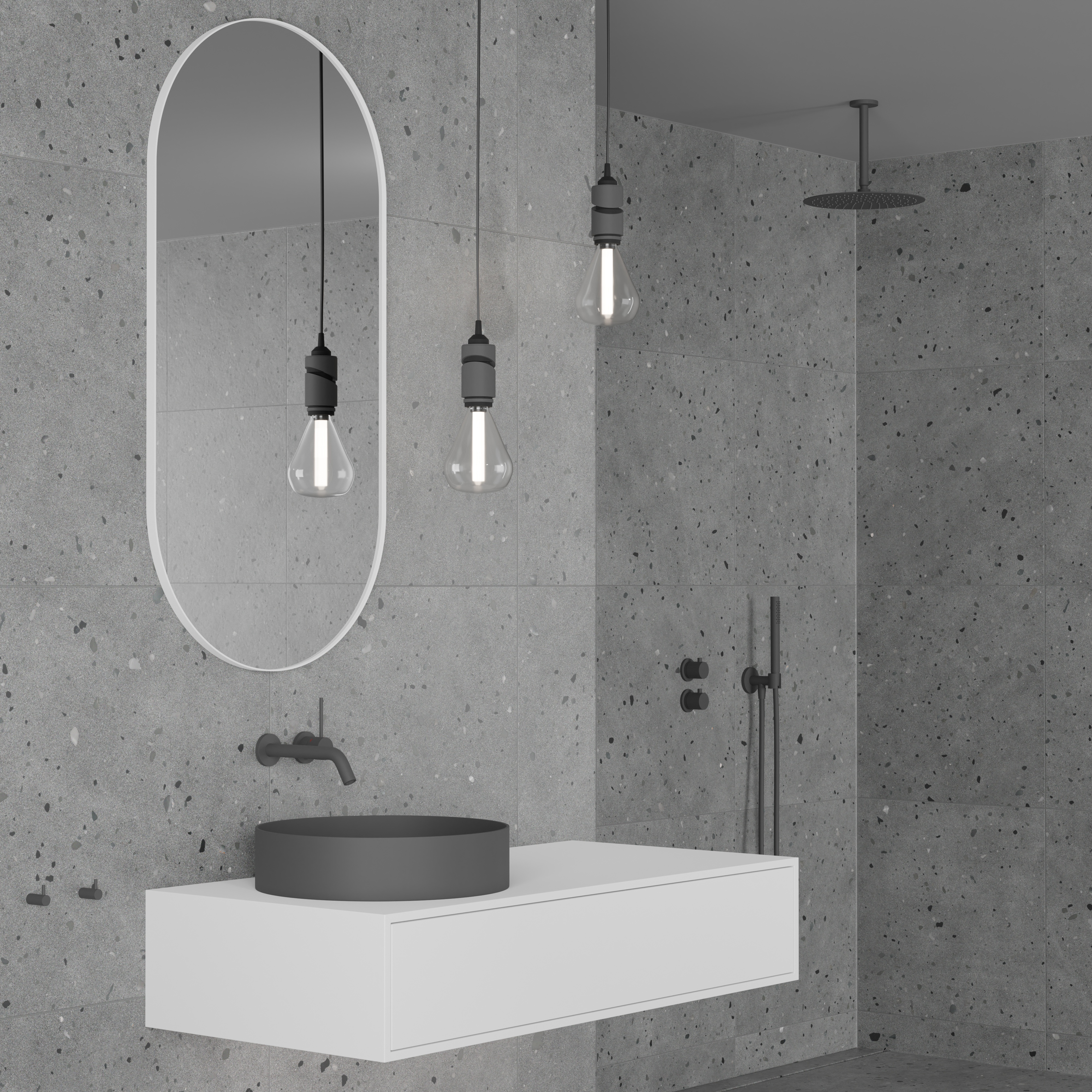 Tvättställsblandare Scandtap Steel Harmonized 1 för Inbyggnad