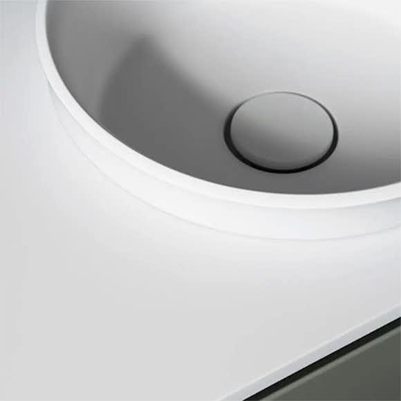 tvättställ vedum zone dubbel med topplatta