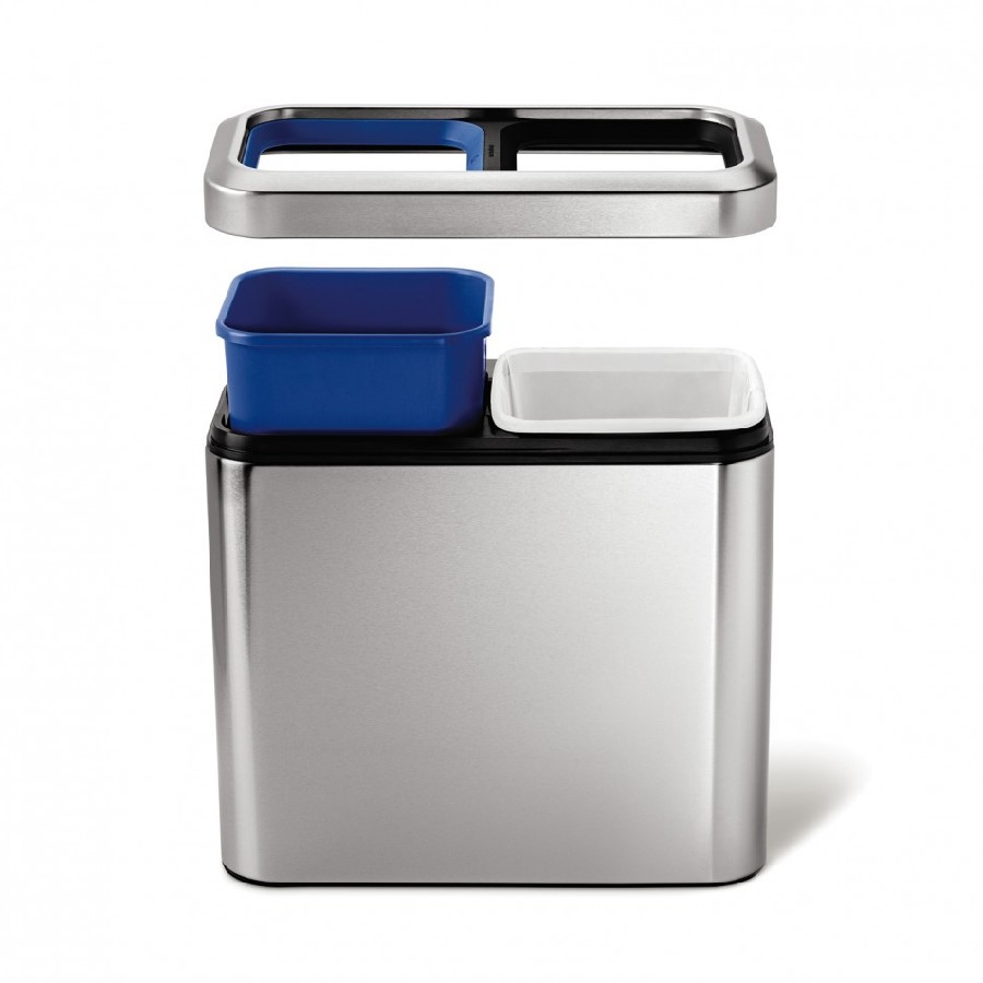 Soptunna Simplehuman CW1470 Slim Rostfritt Stål