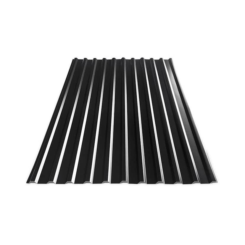 Plåttak Sorselestugan TP Profil Svart 40 m2 Standard