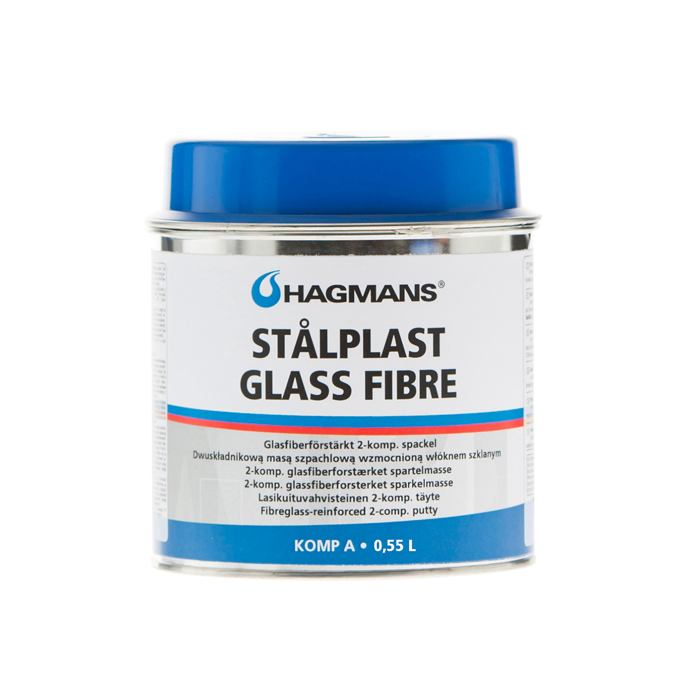 Hagmans Spackel Stålplast Glass Fibre HAG10841