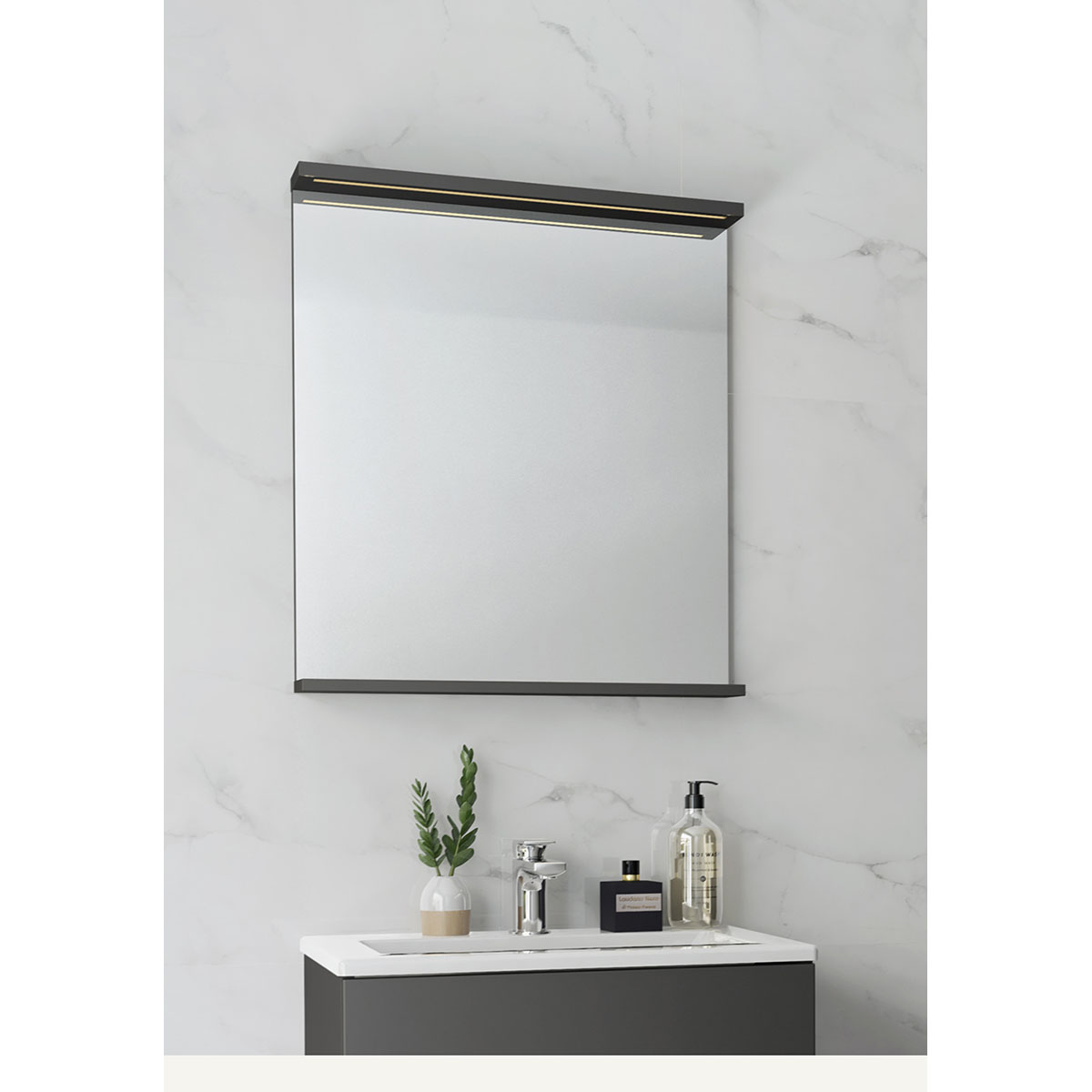 Spegel Hafa Store LED-Profil