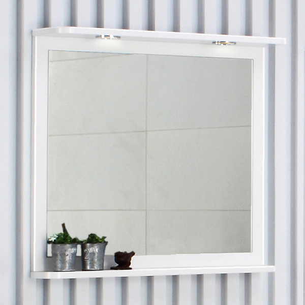 Speil Noro Fix Matt Hvit