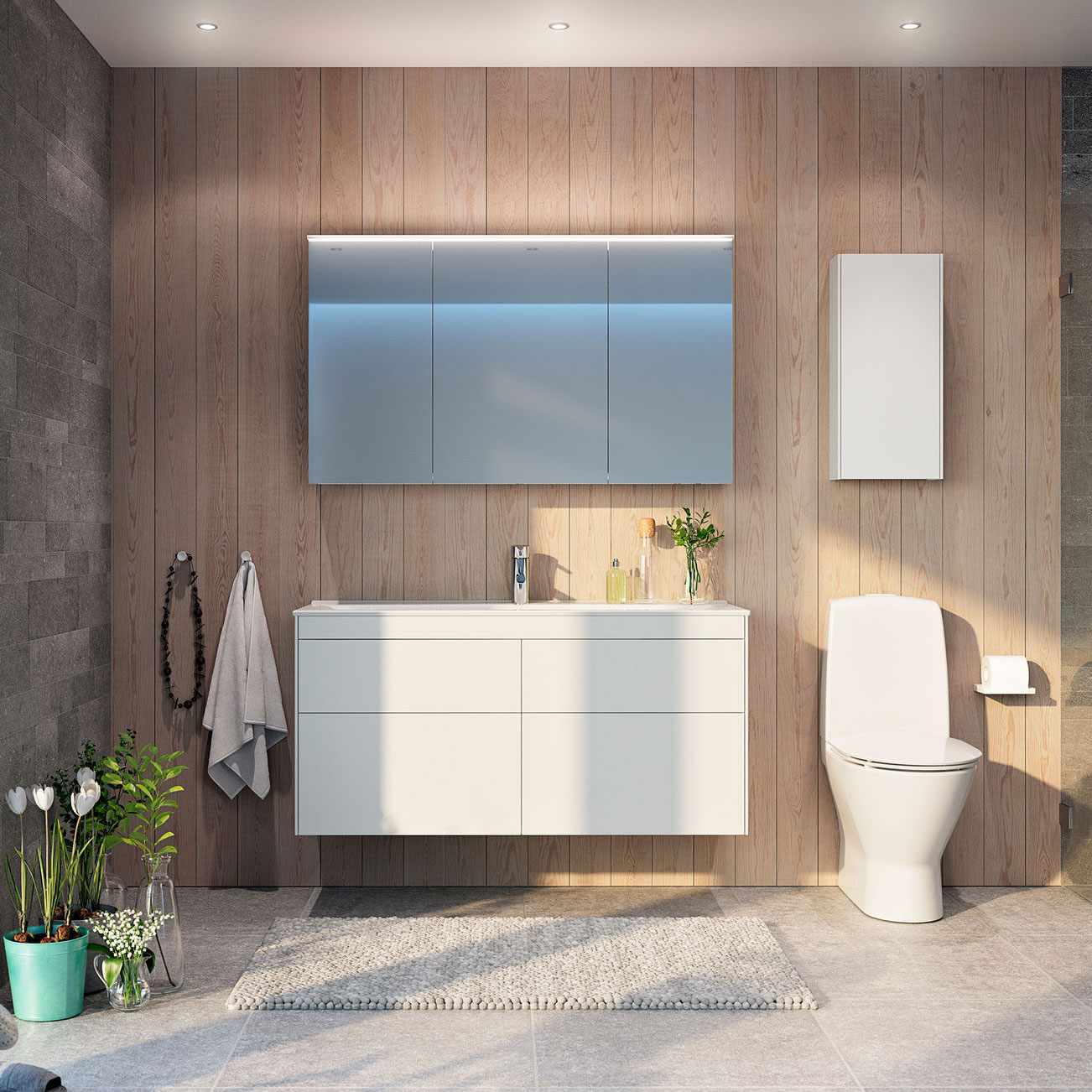 Speilskap Ifö Option LED High