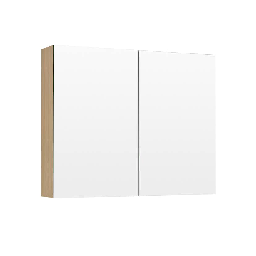 Spegelskåp Temal Choice Eluttag höger, 90 x 15 x 66 cm, Ljus Ek - Installation/montering finns att köpa till