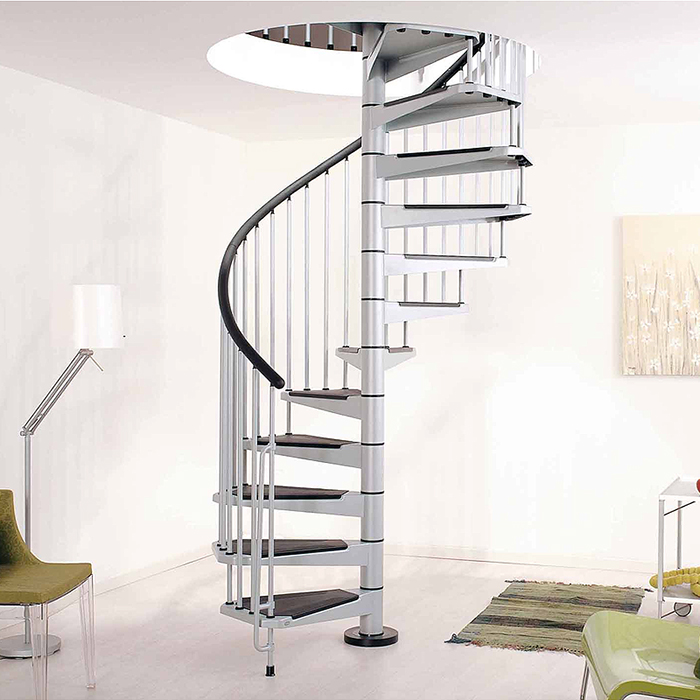 Spiraltrapp Fontanot Civik Grå til 23101,- fra | Allebyggpriser.no