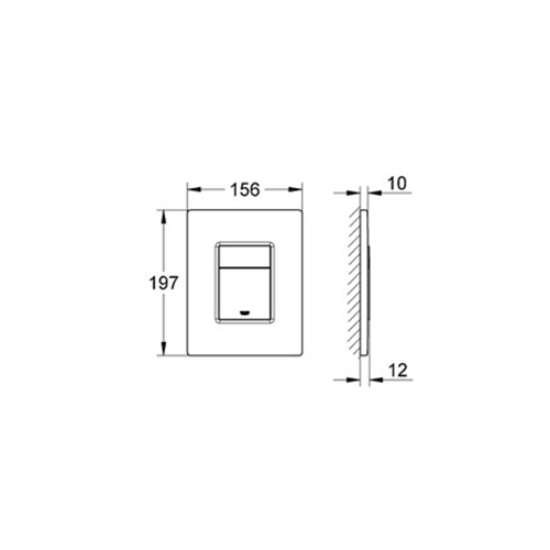 Spolknapp Grohe Even