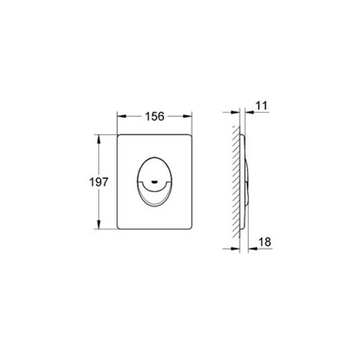 Spolknapp Grohe Start