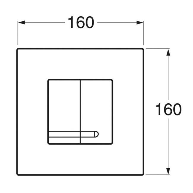 Spolknapp Gustavsberg till Triomont XS Duo Mekanisk