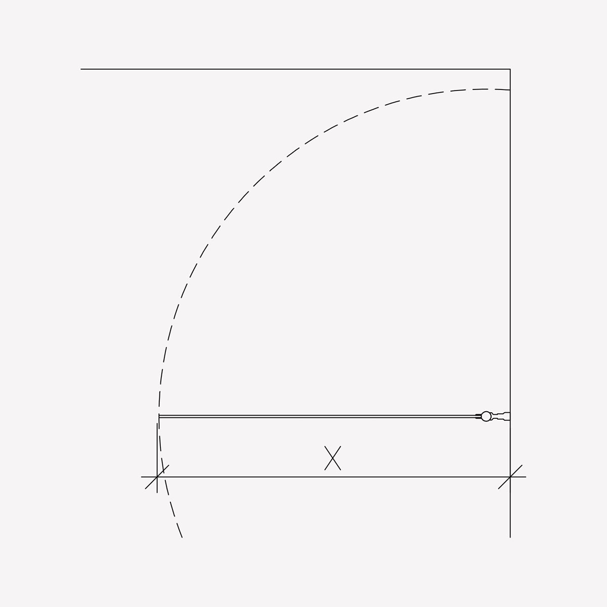 Duschvägg Invitrea Prime PH2