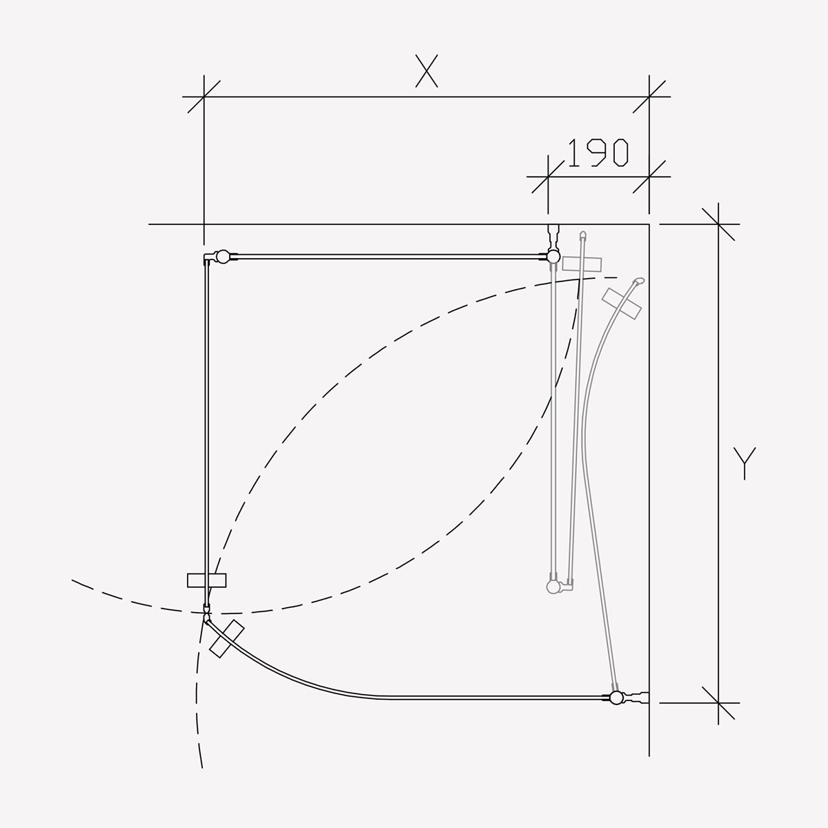 Duschhörn Invitrea Prime PH43