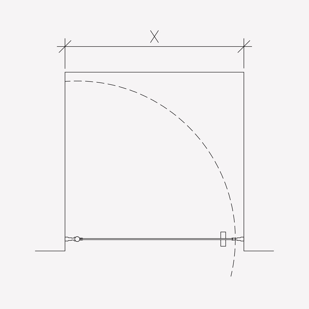 Duschdörr Invitrea Prime PN2