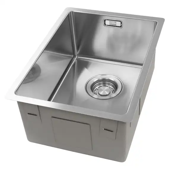 Diskho Strand Stainless STRAND ST28-ECS Rostfri Enkel med Vattenlås