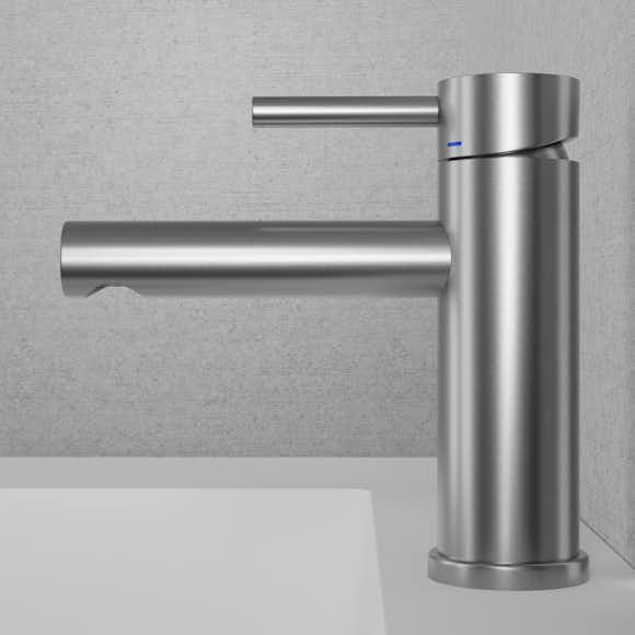 tvättställsblandare scandtap steel clear