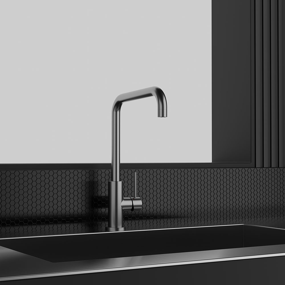 Kjøkkenbatteri Scandtap Steel Mood Rustfritt stål