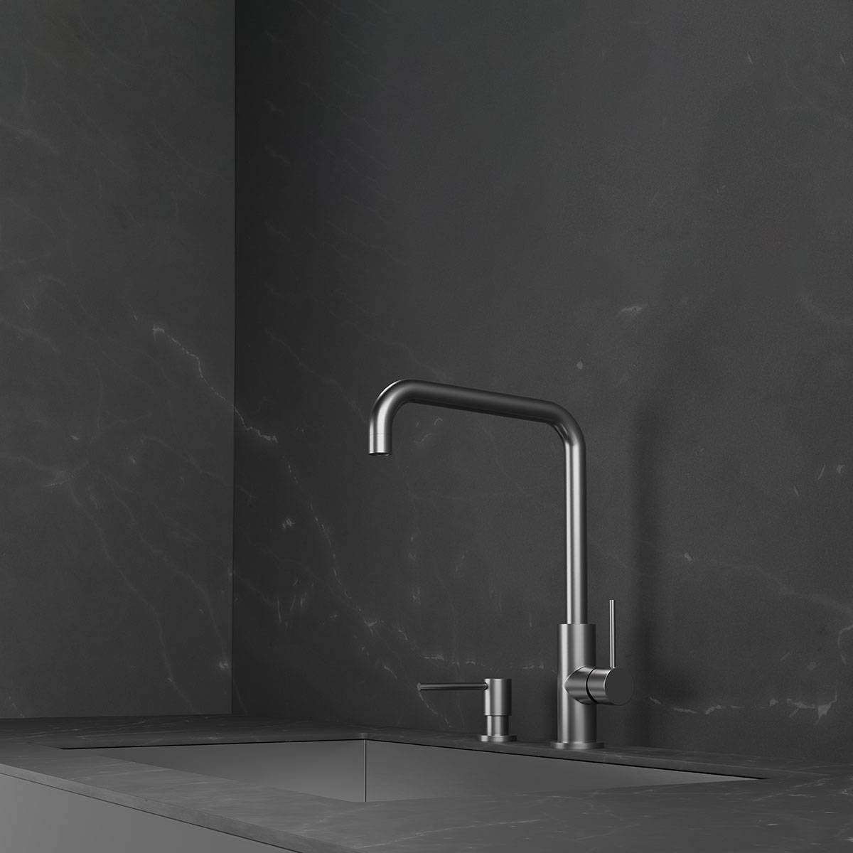 Kjøkkenbatteri Scandtap Steel Mood Rustfritt stål