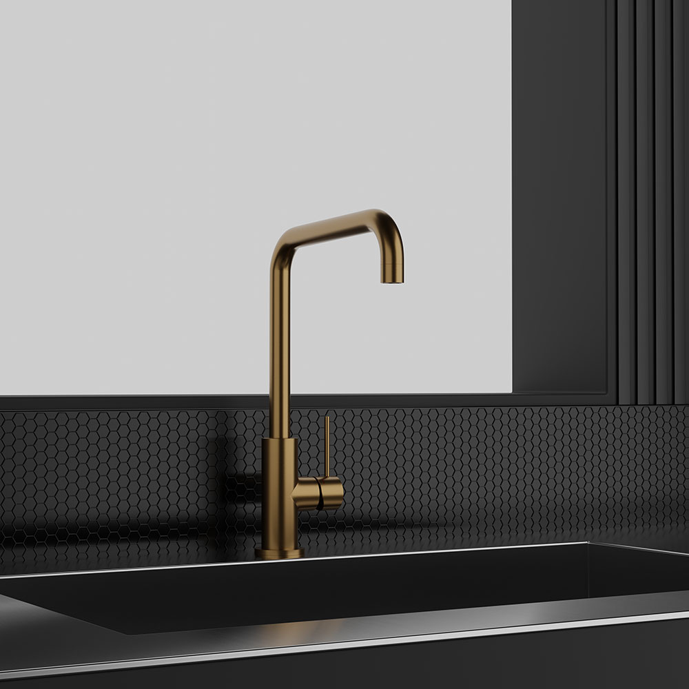 Köksblandare Scandtap Steel Mood Rostfritt Stål