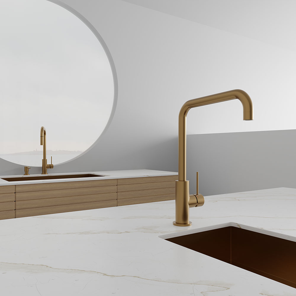 Köksblandare Scandtap Steel Mood Rostfritt Stål