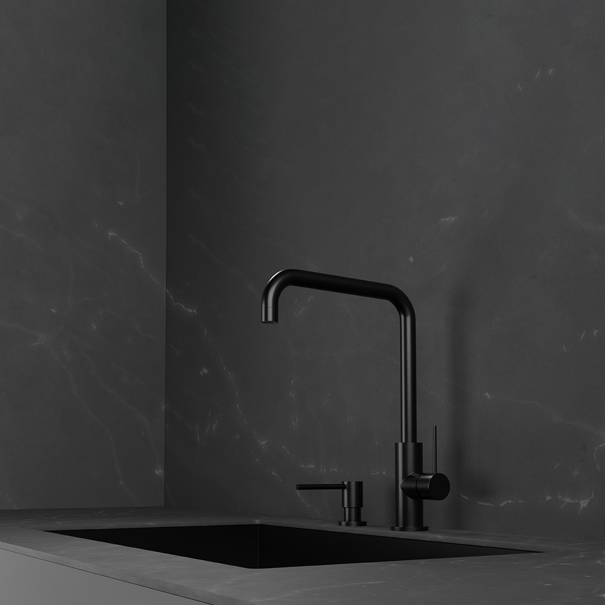 Kjøkkenbatteri Scandtap Steel Mood Rustfritt stål