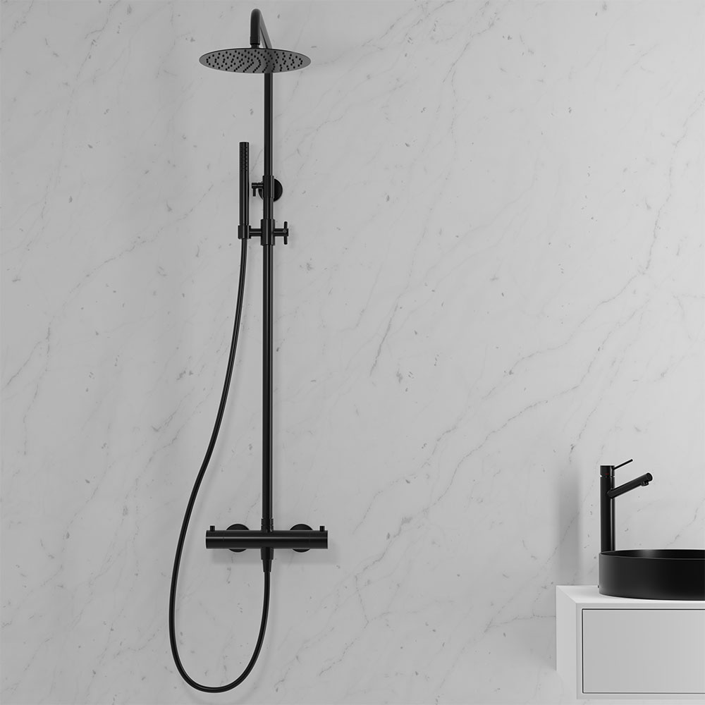 Takduschset Scandtap Steel Pleasure 2