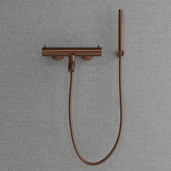 badkarsblandare scandtap steel pleasure 4 med handdusch