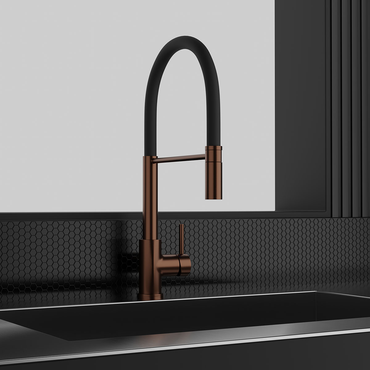 Kjøkkenbatteri Scandtap Steel Pro Rustfritt stål