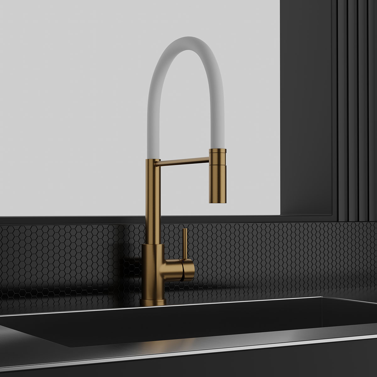 Kjøkkenbatteri Scandtap Steel Pro Rustfritt stål