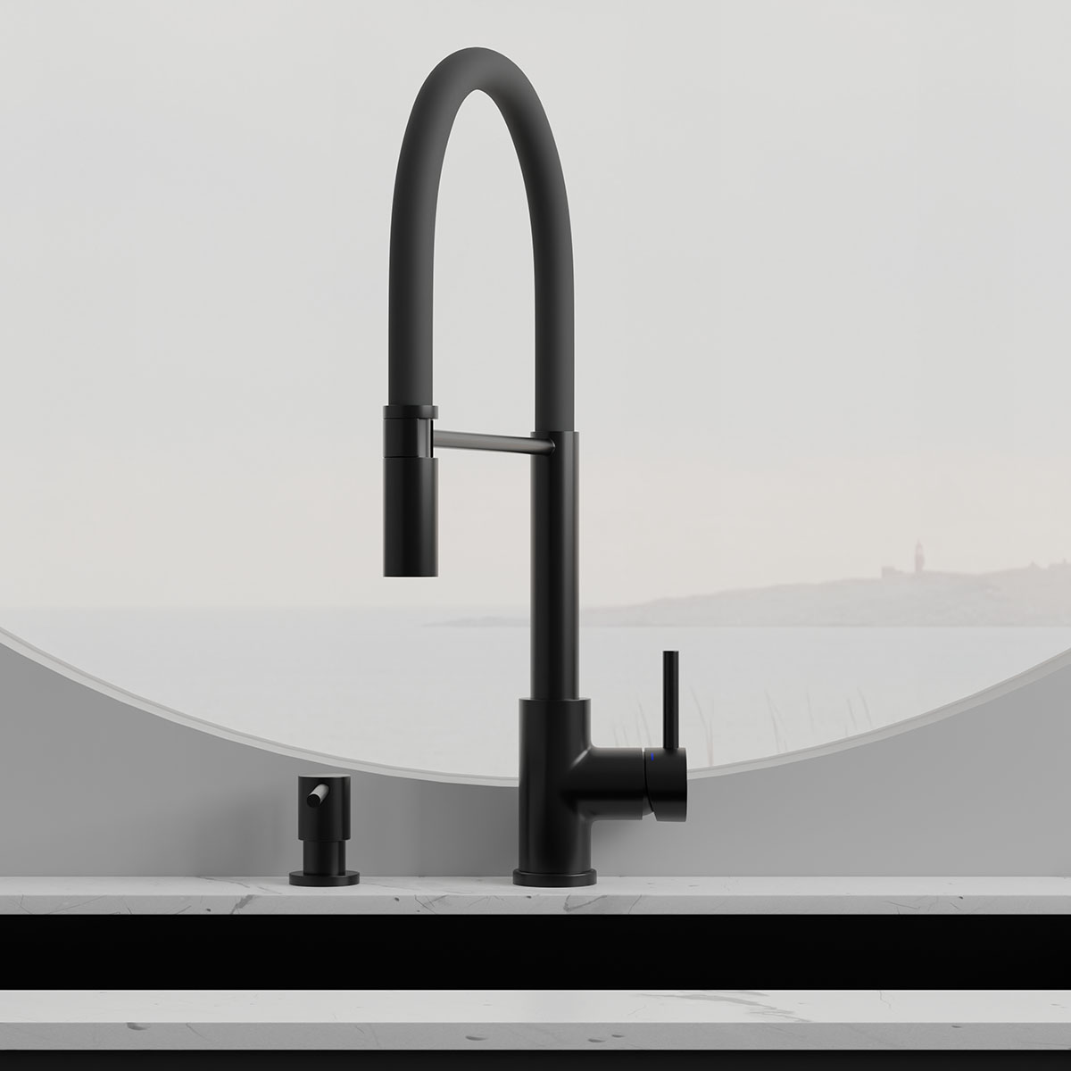 Kjøkkenbatteri Scandtap Steel Pro Rustfritt stål