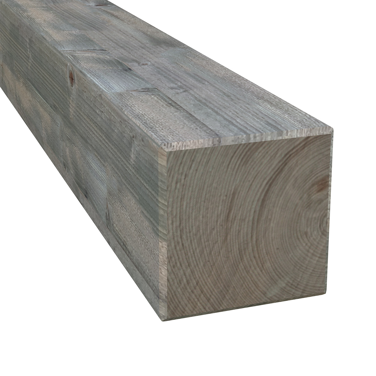 Limträstolpe Palmako 90x90 mm Grå tryckimpregnerad , 130 cm