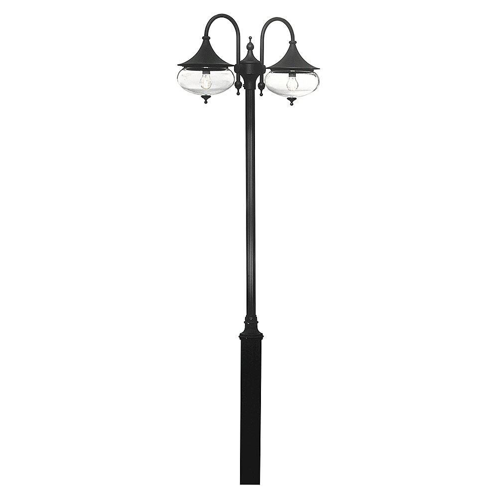 Stolpelampe Gnosjö Konstsmide Libra 2-arm E27 uten Stolpe