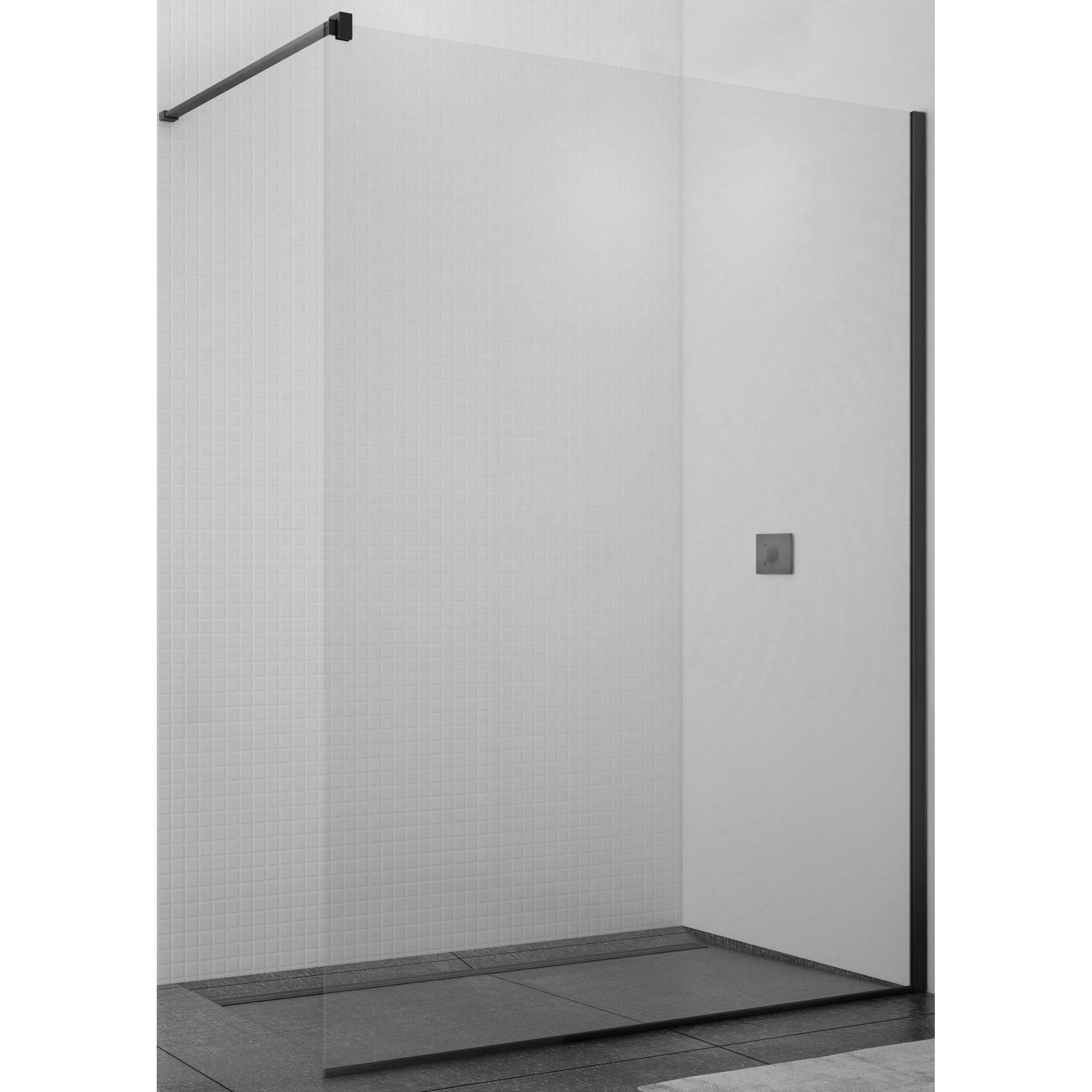 Duschvägg SanSwiss STR4P / Easy walk-in | badrum - duschar - duschvagg | KakelKungen