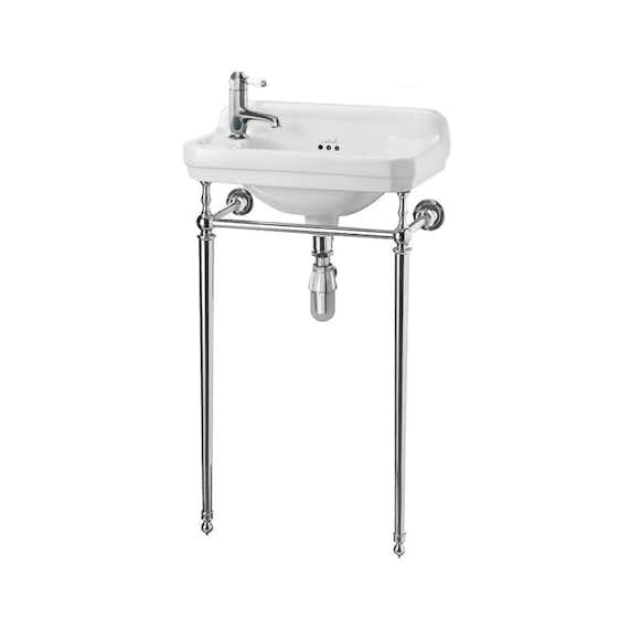 tvättställ burlington edwardian med handfatsställ 510 mm