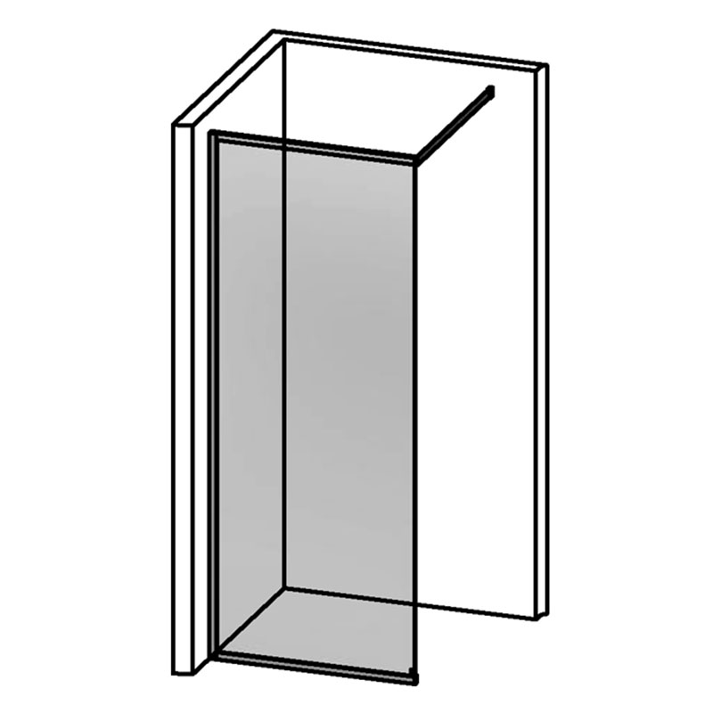 Duschvägg Svedbergs Langfoss Fast