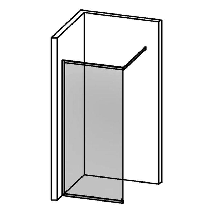 Duschvägg Svedbergs Langfoss Fast