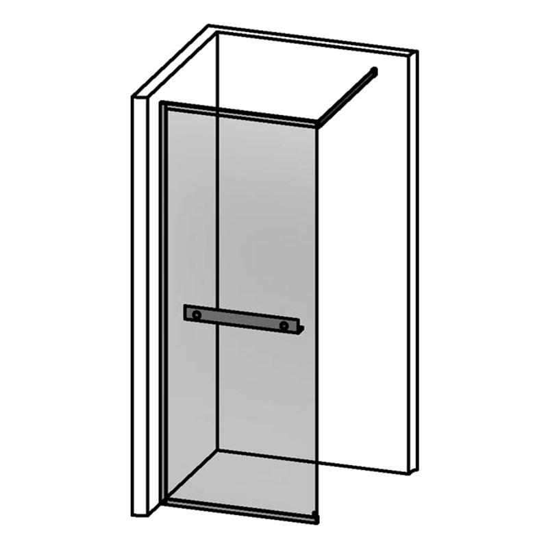 Duschvägg Svedbergs Langfoss Fast