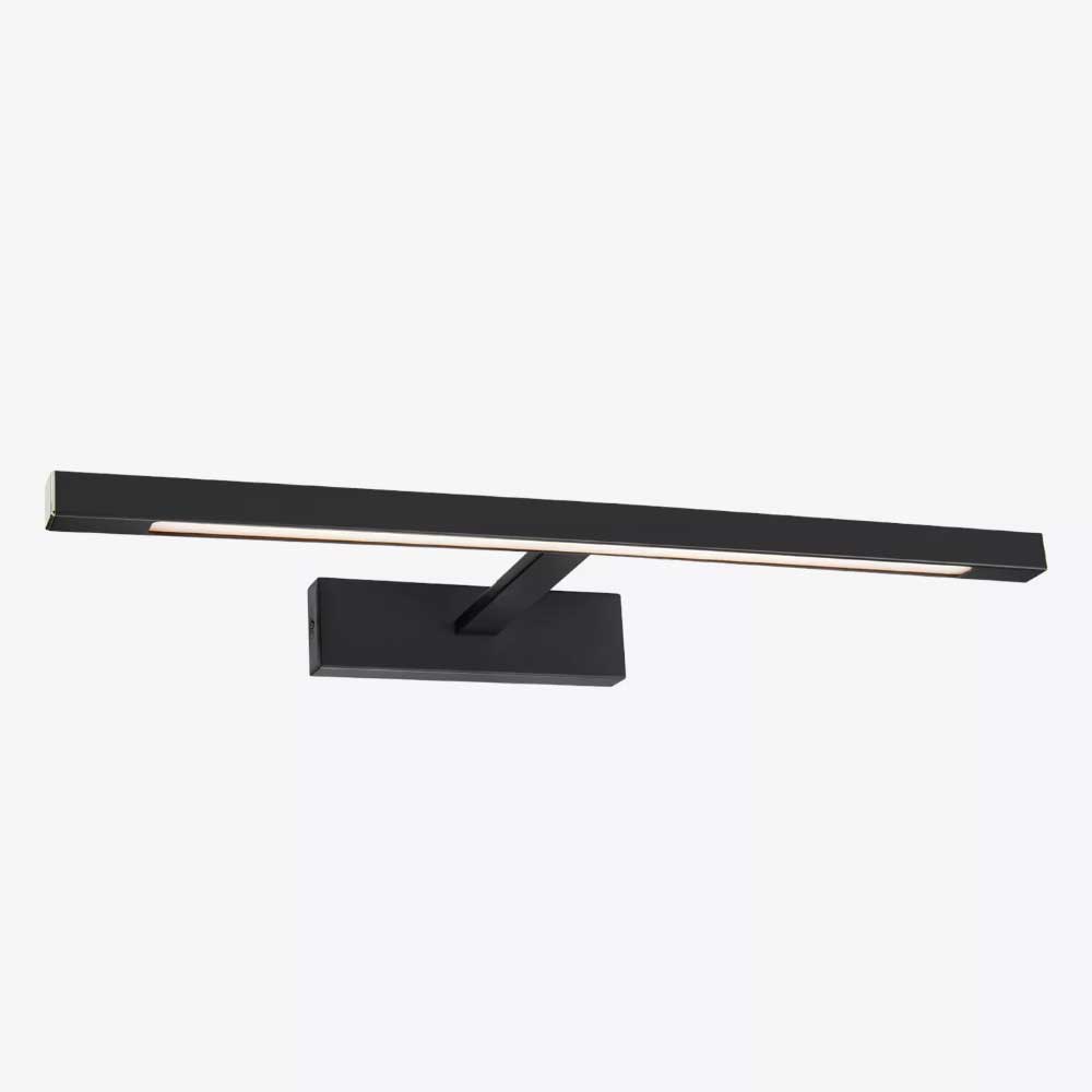 Vägglamp Bathlife Ljus Svart, BxH: 600x60 mm