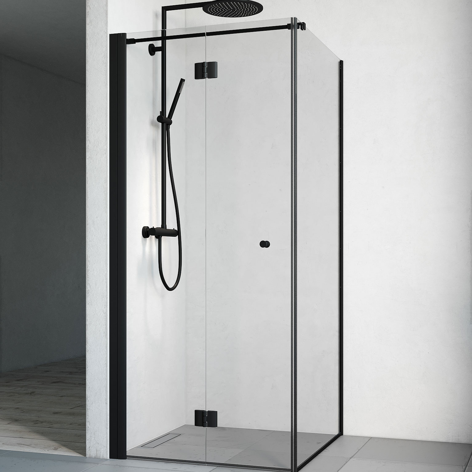 Dusjhjørne Macro Design Spirit Swing Foldbar