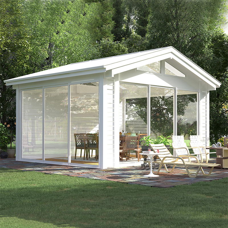 Komplette og innglassede hagestuer