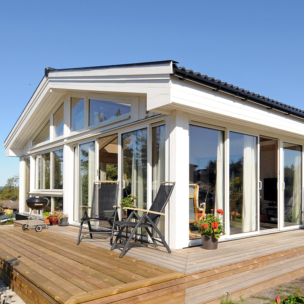 Hagestuevegger og glassvegger