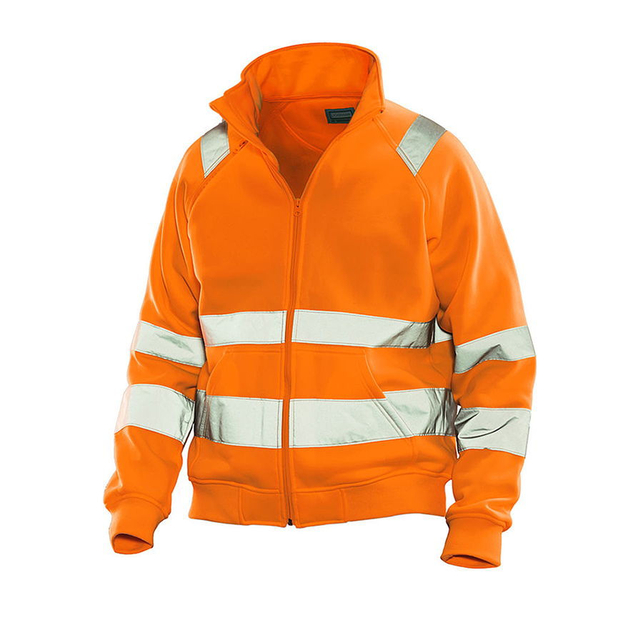 Sweatshirt-jacka Varsel Jobman 5172 Storlek:S Orange